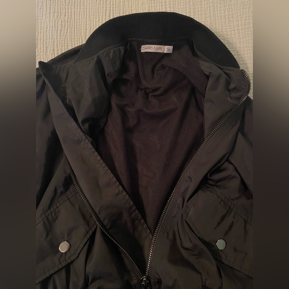 Black Carmar Bomber Jacket